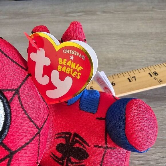 Ty beanie baby Spiderman stuffed animal plush - Picture 5 of 5